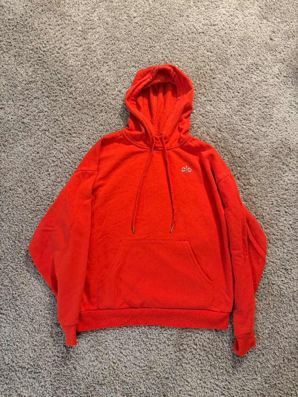 ALO Yoga Women's Accolade Hoodie Bright Red - Size M